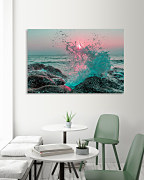 Obraz Morské vlny pri západe slnka zs1049